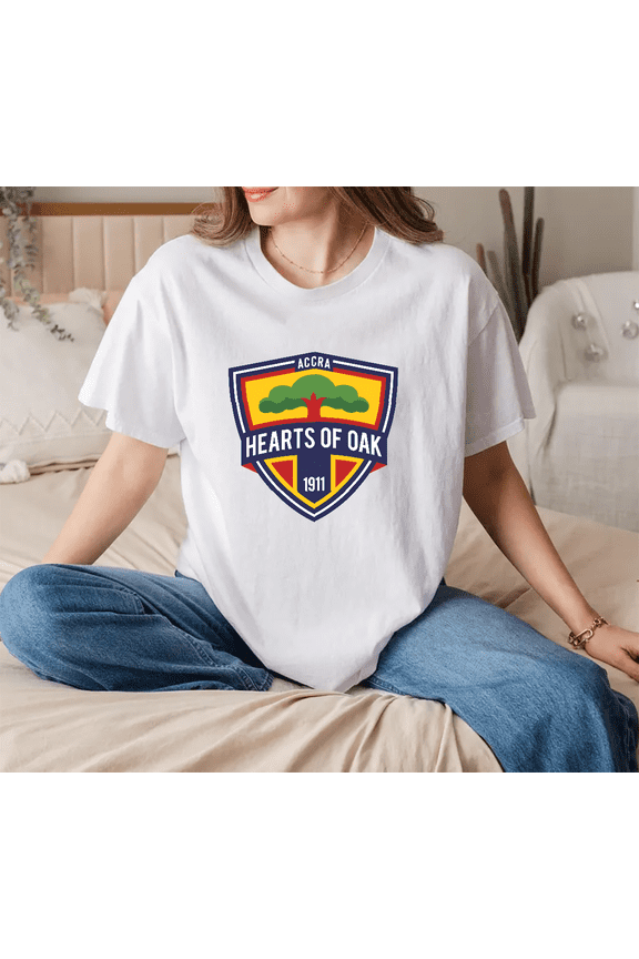 Accra Hearts of Oak SC Logo Retro Football Club Graphic Unisex T-Shirt V11727 up to size 5XL