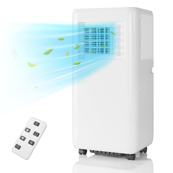 Accreate 10000 BTU Portable Air Conditioner with Remote, 24H Timer, and 360° Rotating Casters