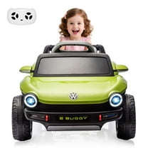 Accreate 12V Ride-On Car for Kids, Remote Control, Dual 30W Motors, LED Lights, USB, Horn, Battery Display, 4 Wheeler, for Toddlers Ages 3 , 66 lbs Max