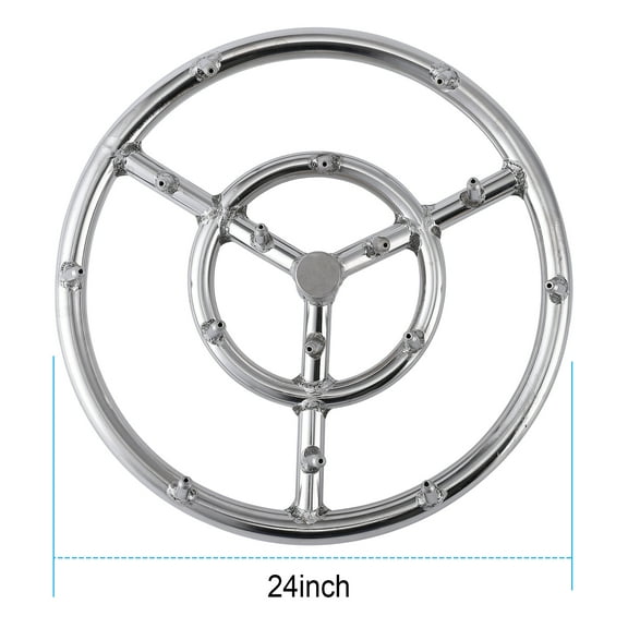 Accreate 1pcs Stainless Steel Ordinary Brazier Burner 24inch with Flame Nozzle