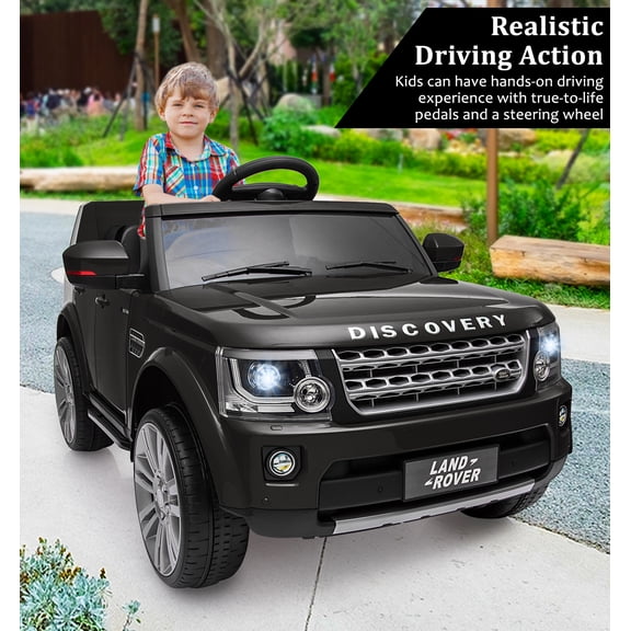 Accreate 2-Seater 12V Kids Electric Ride-On Car w/ Remote, LED Lights, MP3/USB/AUX/FM, Hood Storage – Ages 3-8