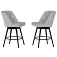 thumbnail image 1 of Accreate 26" Swivel Bar Stools with Backs, Set of 2, Modern Counter Height Chairs for Kitchen Island or Home Bar, 1 of 8