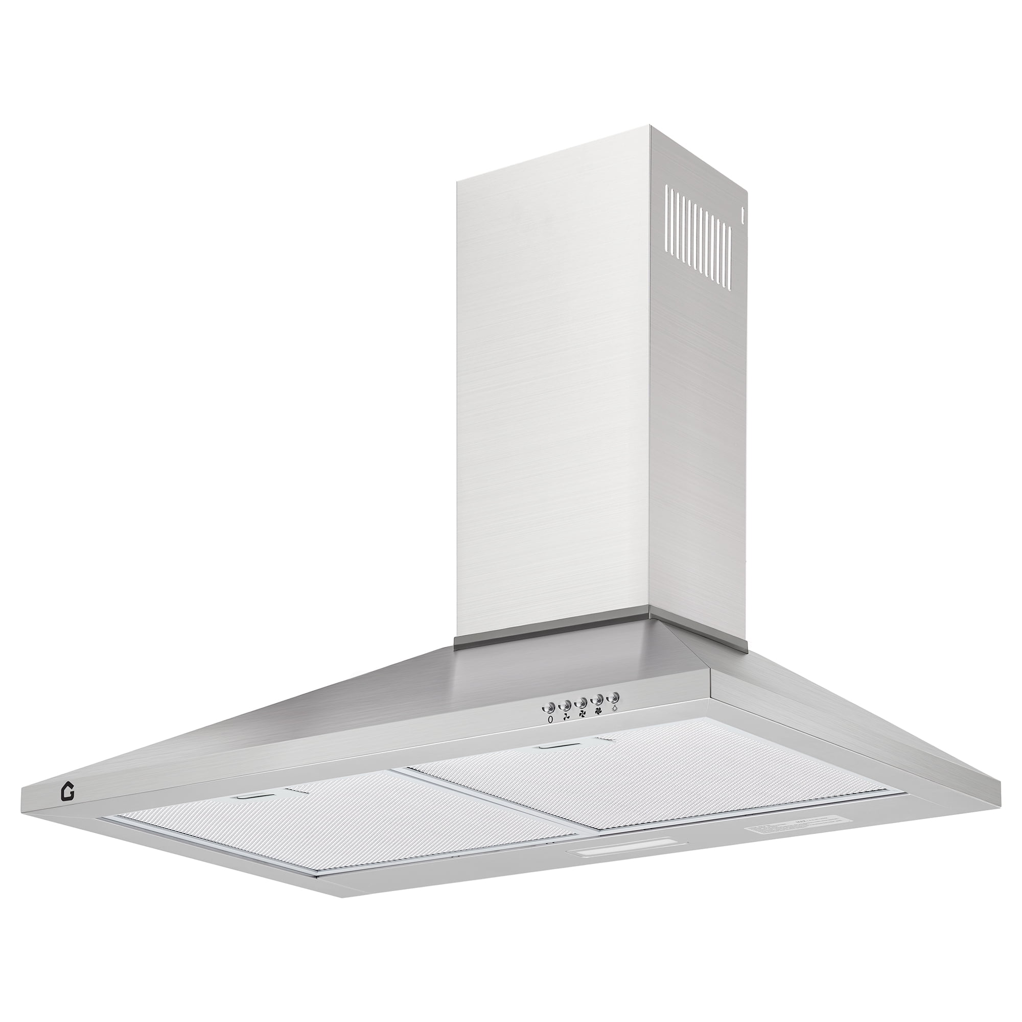 Accreate 30 Inch Stainless Steel Range Hood, Wall-Mounted Kitchen Vent, 450 Cfm, 3 Speeds, Touch And Remote Control, Led Lights, Easy Clean Baffle Filters, Quiet Operation