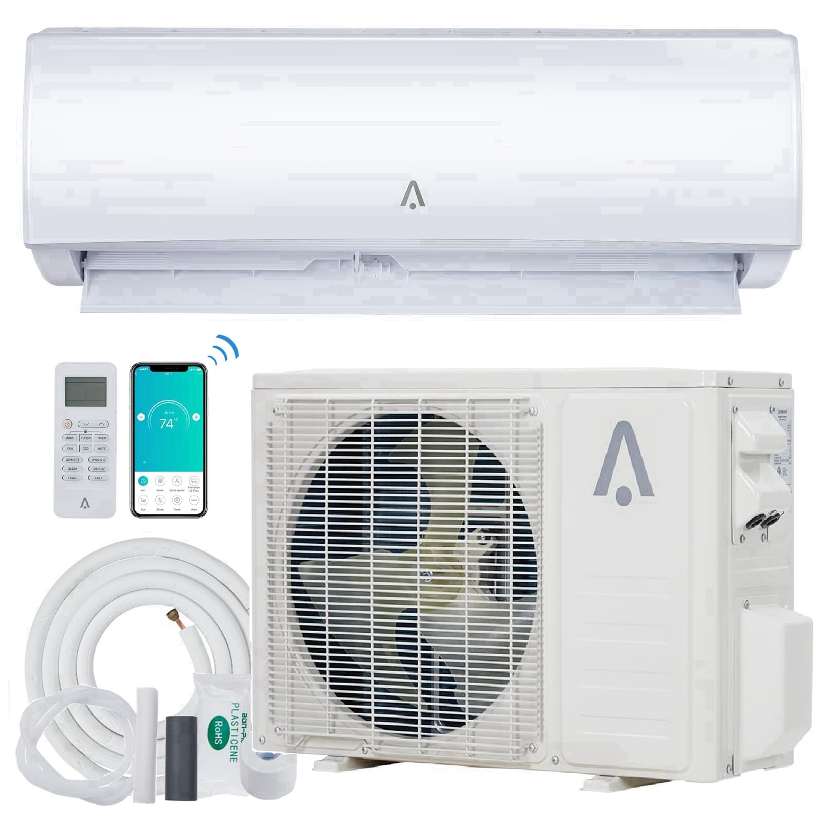 Accreate 36000 BTU Mini Split Air Conditioner & Heater, New, 36000 BTU ...