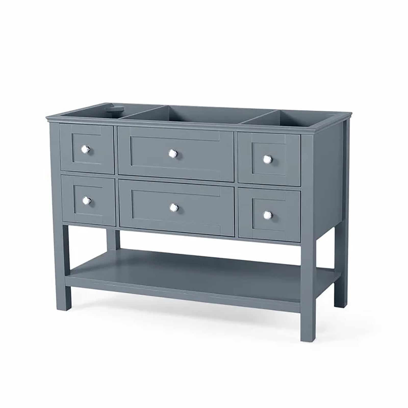 Accreate 48 Inch Bathroom Vanity, Double Vanity, Bathroom Storage ...