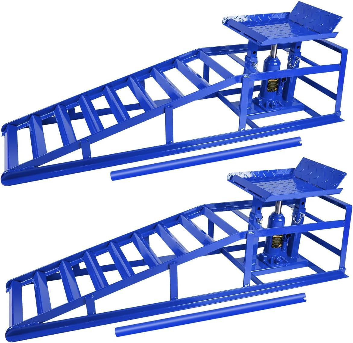 Accreate 5 Ton Hydraulic Car Ramps, Heavy Duty Steel Vehicle Lift Ramps ...