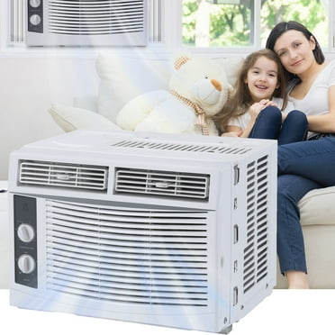 Accreate 5000 BTU Window Air Conditioner, Fast Cooling for 150 Sq. Ft, White