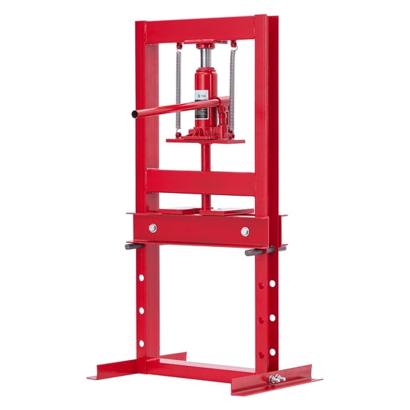 Accreate 6 T Powerful Hydraulic Shop Press for Car Repair - Adjustable H-Frame Design, Versatile Benchtop Use, Adjustable Working Table Height, Heavy Duty Construction, and Easy Operation.