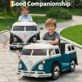 thumbnail image 1 of Accreate 6V Electric Ride on Car, Licensed Volkswagen Ride on Bus for Kids with Led Light, Horn and Music, 1 of 7
