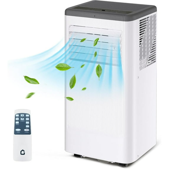 Accreate 8,000 BTU Portable Air Conditioner Up to 350 Sq.Ft, 3-In-1 Portable AC Unit with Cool/Fan/Dehumidifier, Room Air Conditioner with Remote Control, Full Window Kit