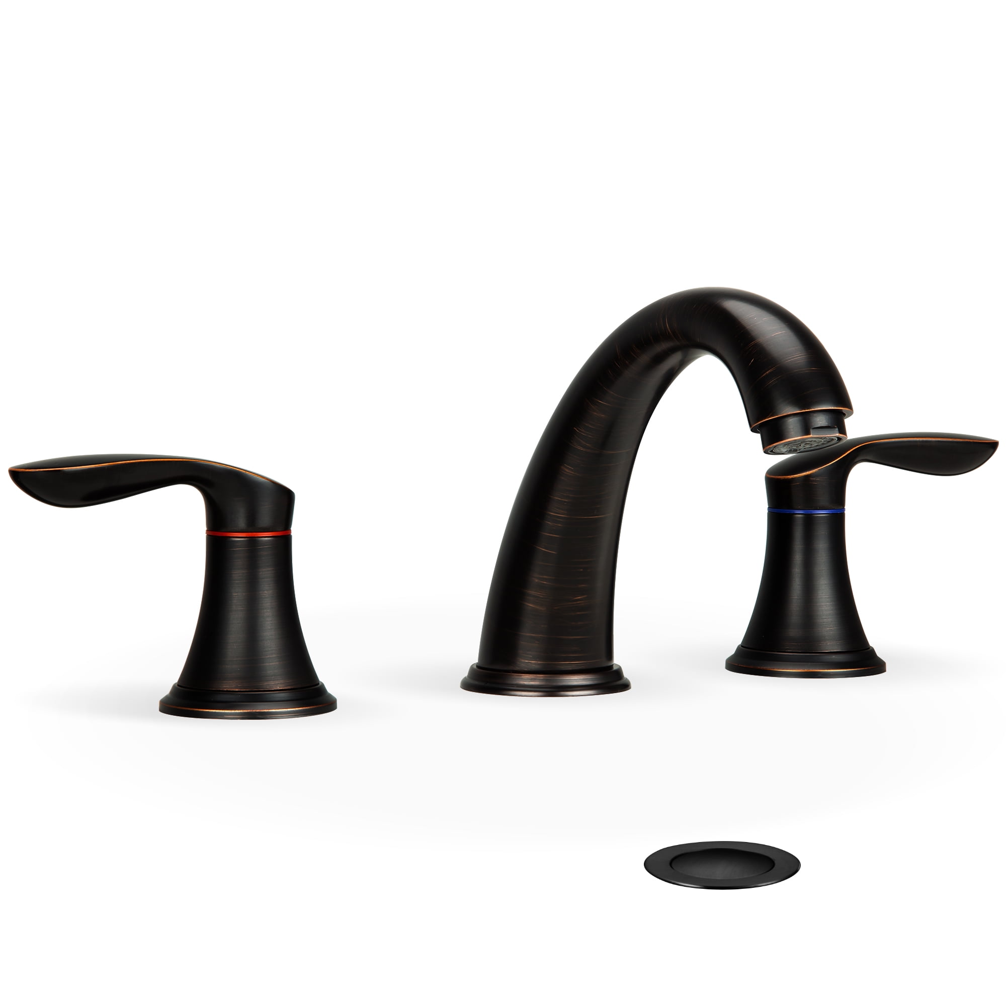 Accreate 8 Inch Bathroom Faucets for Sink 3 Hole with Pop up Drain and cUPC Lead-Free Hose