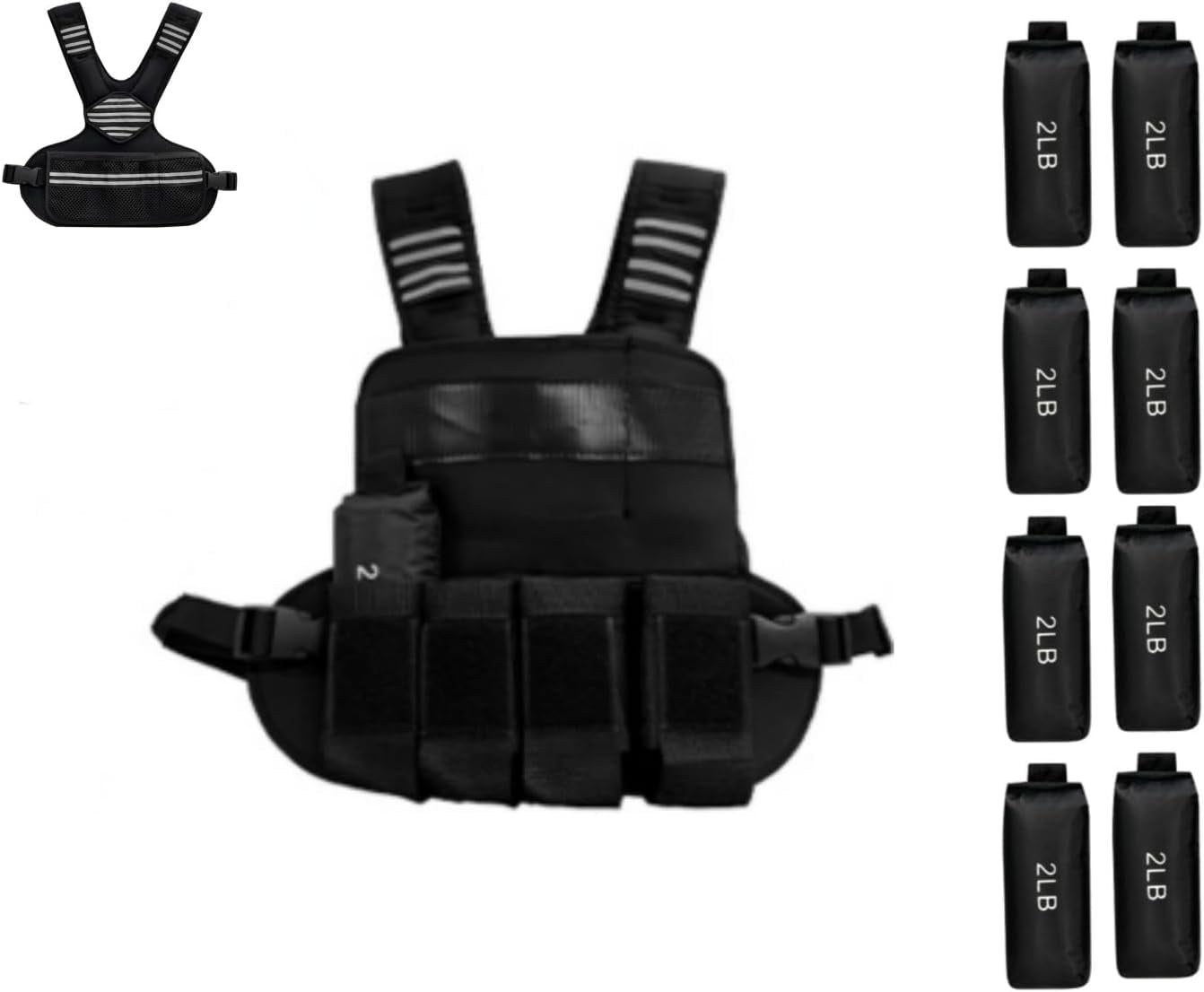 Accreate Comfortable and Versatile Weighted Vest for Women - Perfect for Running, HIIT, and More, 6-20 lbs