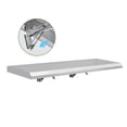 thumbnail image 1 of Accreate Concession Shelf - Trapezoidal Edge Stainless Steel Drop Down Folding Serving Food Shelf, Stand Serving for Concession Trailer Serving Window, for Food Truck, Grill Area, Restaurant, Garage, 1 of 8