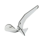Accreate Delta Style Boat Anchor - 316 Stainless Steel High Holding Power Anchor, Self-Righting, Heavy Duty Wing Style Triangular for Pontoon, Dinghies, Fishing Boats