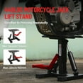thumbnail image 1 of Accreate Dirt Bike Lift Stand, Hydraulic Motorcycle Lift Stand 440 Lbs Capacity, Adjustable Height Hoist Table, for Dirt Pit Bike Repair, Maintenance, Motorbike Repair Accessories Tools, 1 of 7