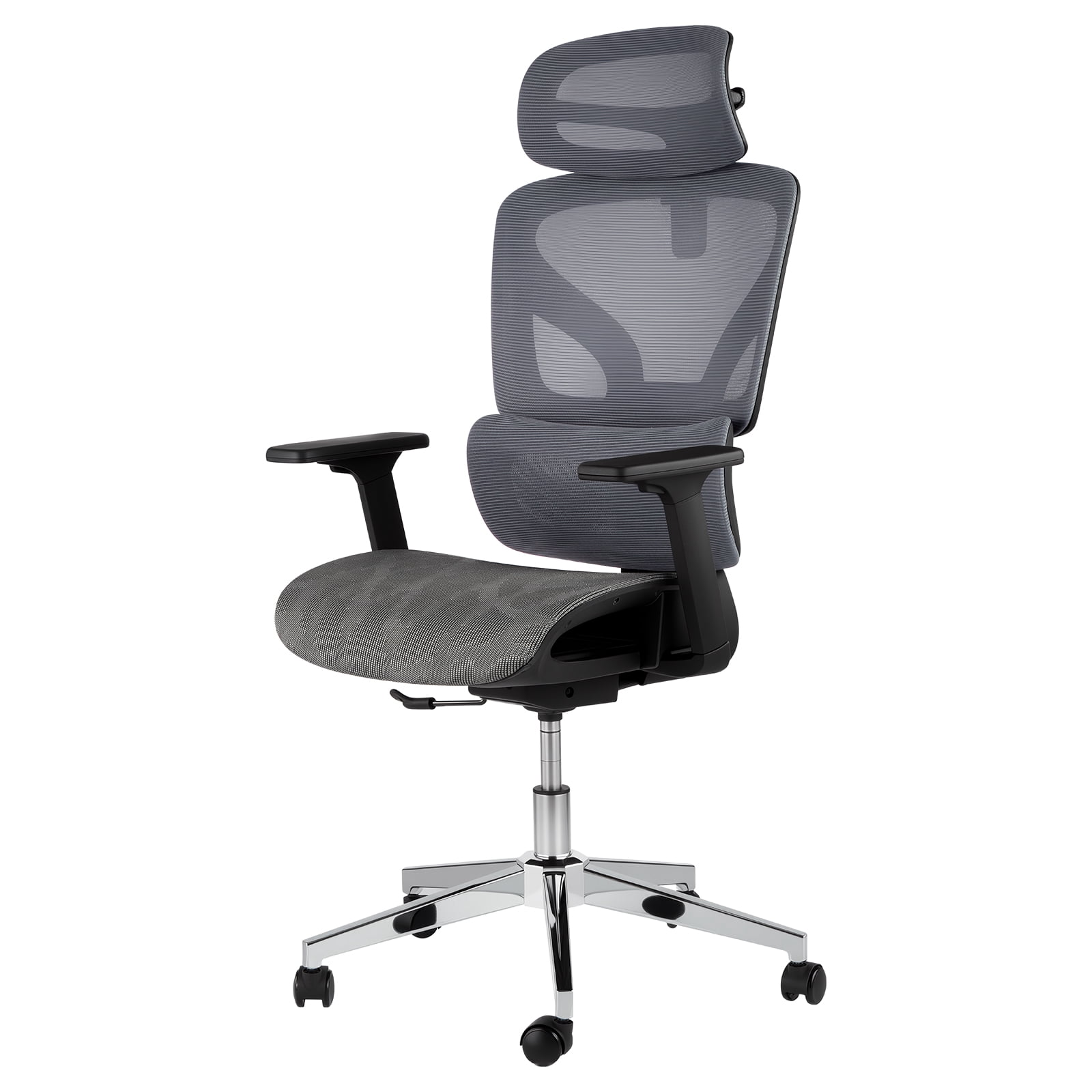 Accreate Ergonomic Mesh Office Chair, High-Back Executive Chair with Adjustable Lumbar Support, Breathable Desk Chair with 360° Swivel and Rolling Casters, Comfortable Computer Chair for Home Office