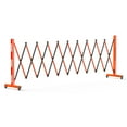 thumbnail image 1 of Accreate Expandable Garden Fence, 9FT Portable Folding Barricade Gate Outdoor with 360°Casters,Retractable Fence with Reflective Sticker,Driveway Safety Barrier, 1 of 6