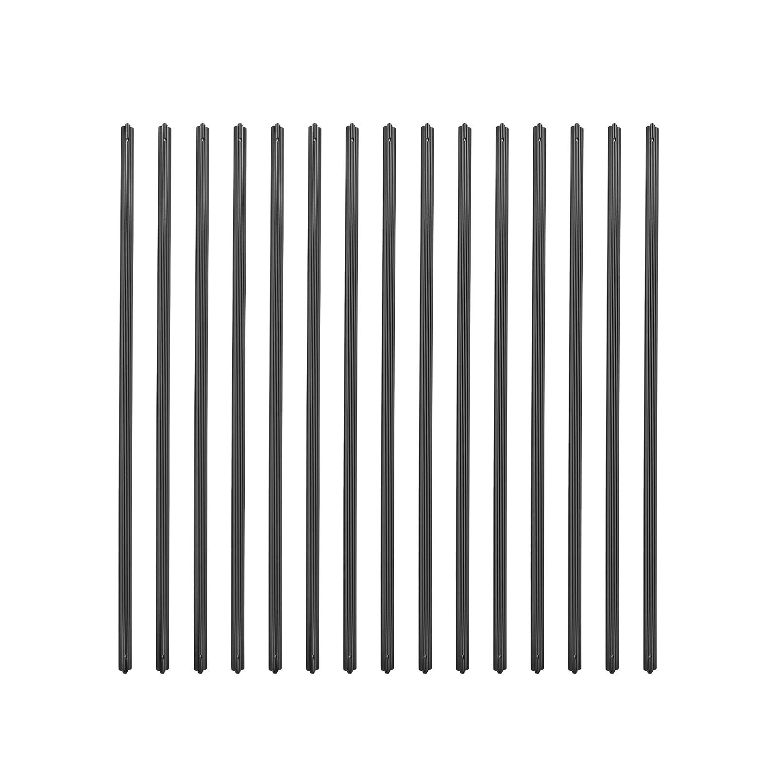 Accreate Flat Straight Aluminum Deck Balusters Porch Railing, Metal ...