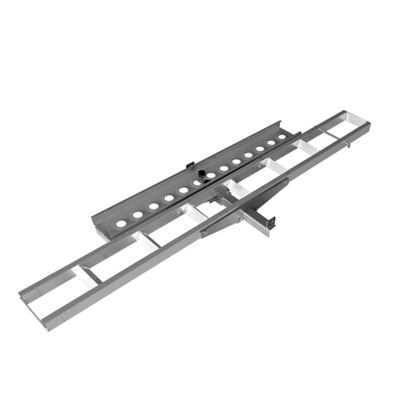 Accreate Heavy-Duty 500lbs Aluminum Motorcycle Hitch Carrier Rack, Global Fit for Truck/SUV, Extended Platform, Integrated Tie-Downs, Commercial Grade Stability