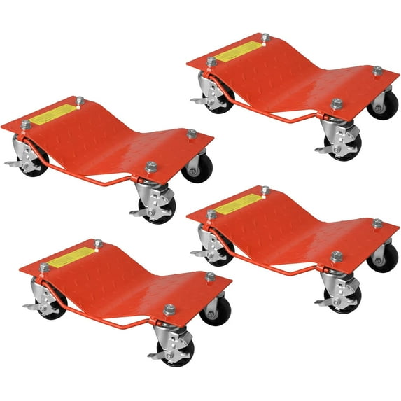 Accreate Heavy Duty Car Dollies - Wheel Dolly for Moving Heavy Vehicles & Motorcycles