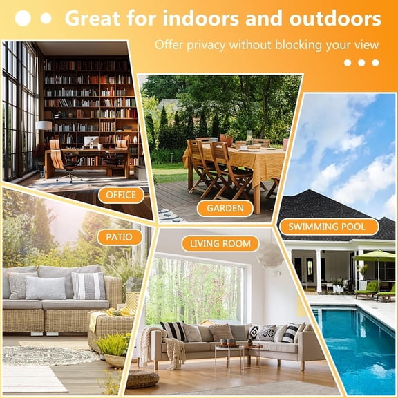 Accreate Heavy-Duty Galvanized Steel Privacy Screen – 72" H x 47" W Freestanding Metal Outdoor Fence Panel, Weather-Resistant Decorative Divider & Plant Trellis for Patio, Balcony, Garden, Deck