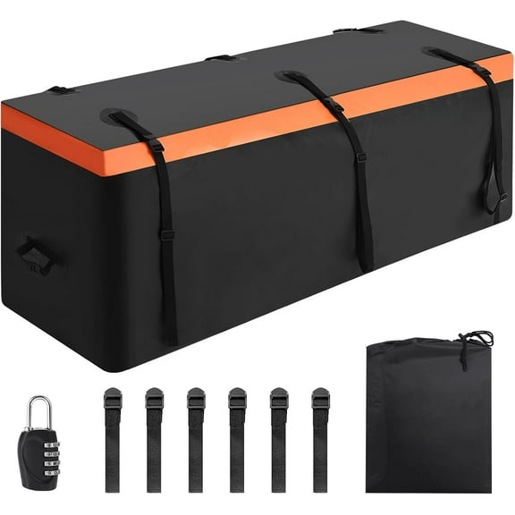 Accreate Hitch Cargo Carrier Bag 21 Cu Ft - Large Storage Space, Heavy Duty Waterproof