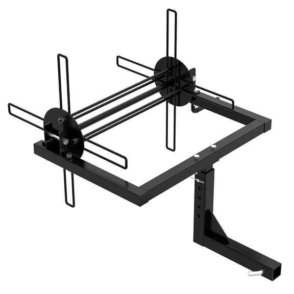 Accreate Hitch Mounted Wire Unroller, 2" Receiver Fence Wire Unroller for ATV, Tractor, UTV, 25" Roll Capacity for Barbed Wire, Electric Fencing