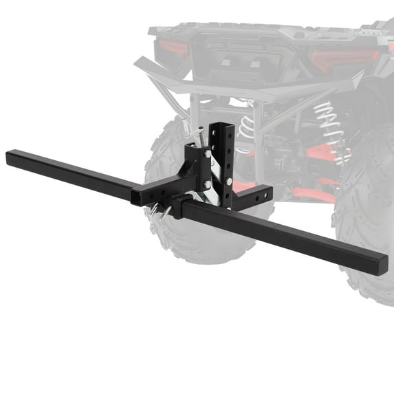 Accreate Manual ATV/UTV 1-Point Implement Lift, Fits 2” Receiver Hitch, Adjustable Height, 50” Heavy-Duty Steel System for Plows & Tractors