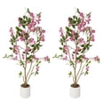 thumbnail image 1 of Accreate Pack of 2 Bougainville Artificial Flowers 120 cm, Artificial Tree with Flowers, Artificial Tree, Decorative Artificial Plants, Large Decorative Flowers, 1 of 8