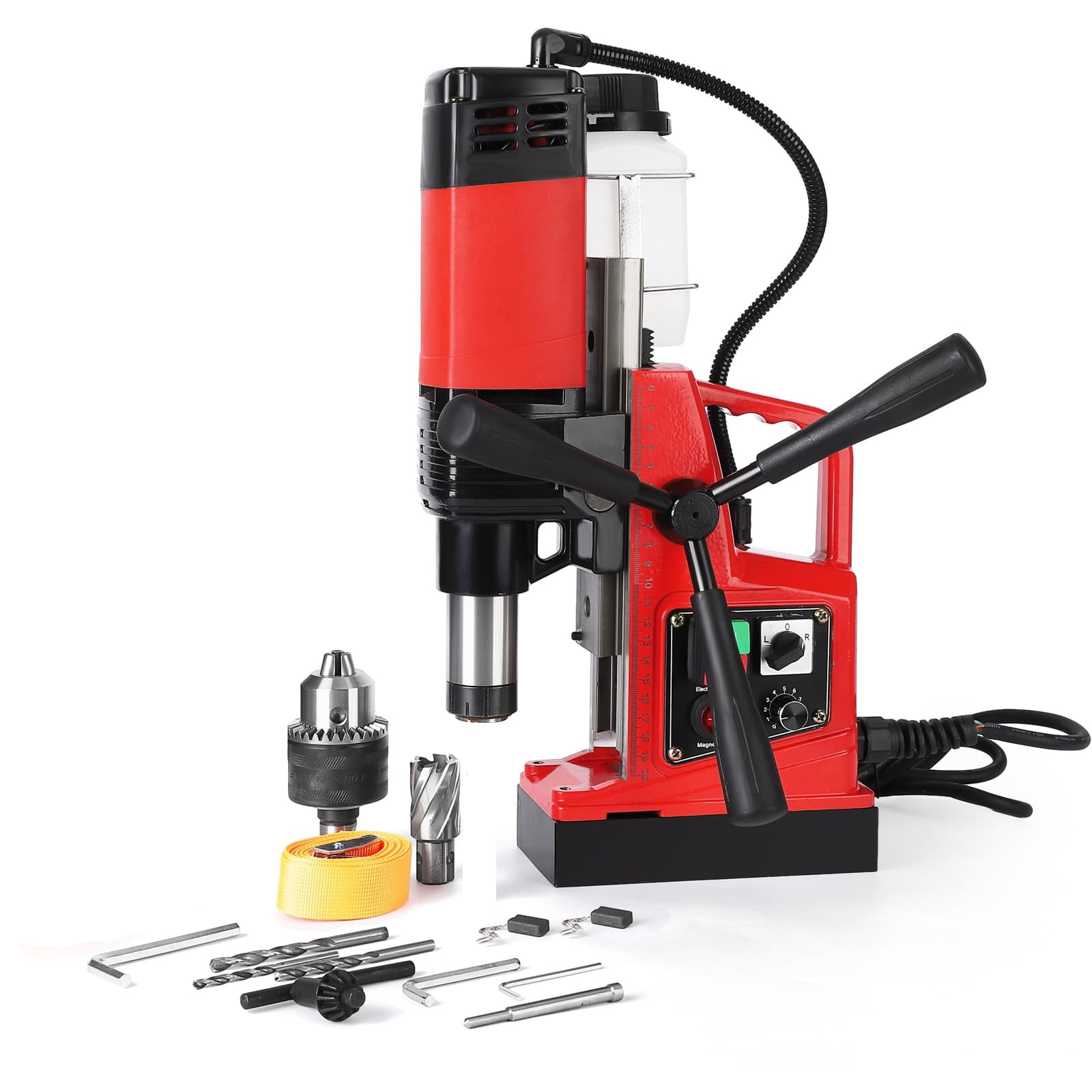 Accreate Powerful Magnetic Drill Press, Portable Electric Drilling ...