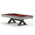 thumbnail image 1 of Accreate Premium 7 FT Pool Table with Unique X-Leg Design and Full Accessory Set, Red, 1 of 1