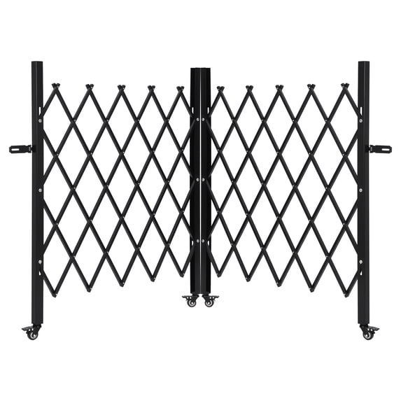 Portable Gate Protection Accreate Retractable Driveway Gate Outdoor – Expandable Folding Mesh ...