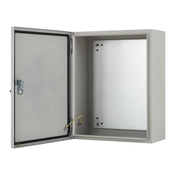 Accreate Stainless Steel Electrical Enclosure Box, NEMA 4X, IP67 Waterproof & Dustproof, Lockable Outdoor Junction Box with Mounting Plate & Keys for Indoor/Outdoor Use