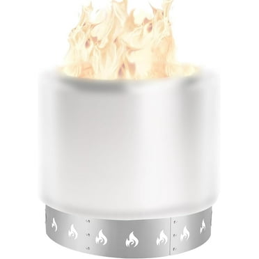 Accreate Stainless Steel Fire Pit Ring with Vents - Durable 16.9-Inch Fire Ring for Outdoor Use, Perfect for Bonfires and BBQs