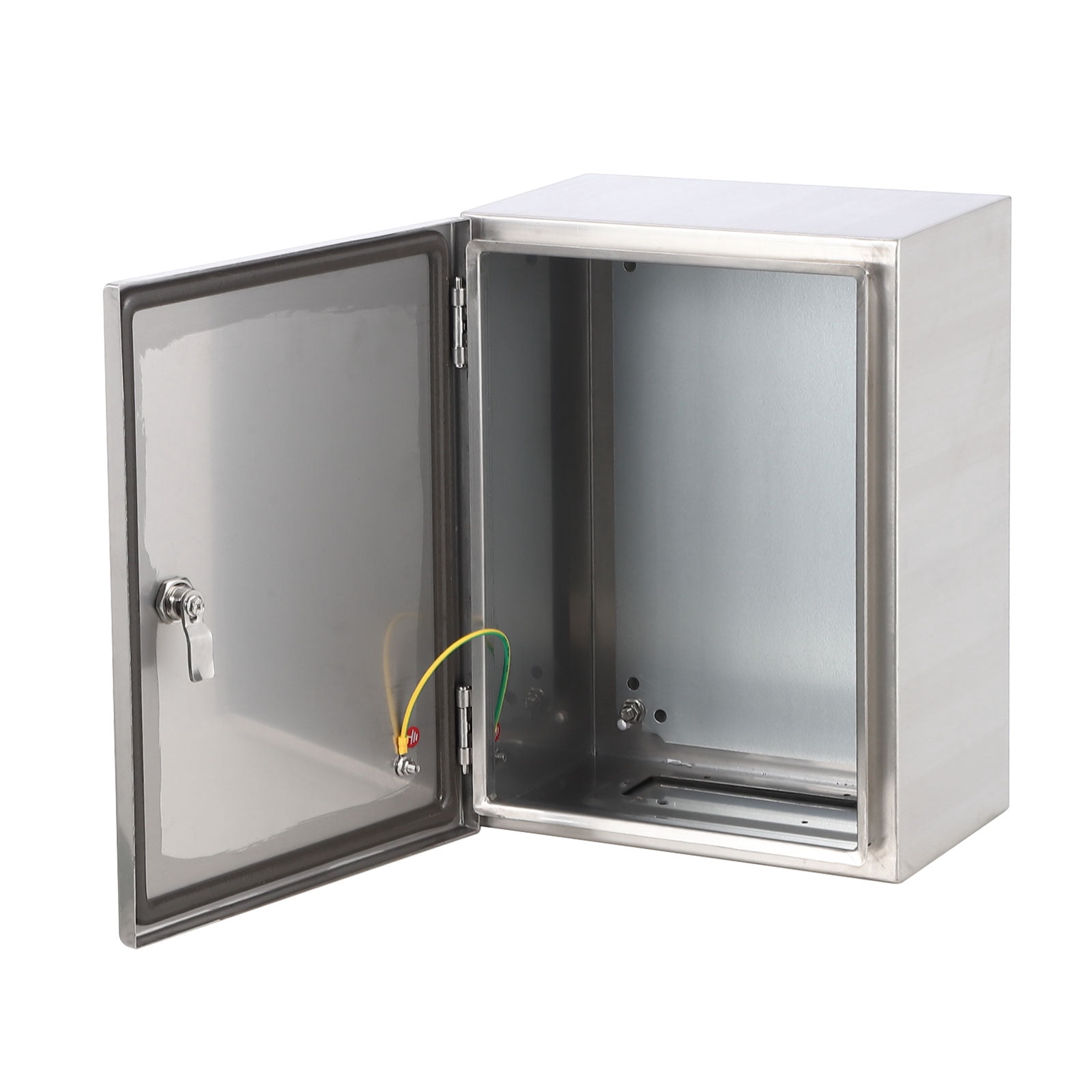 Accreate Stainless Steel Waterproof Electrical Box, IP65 Outdoor/Indoor Junction Enclosure with Mounting Plate & Wall Bracket, 304 Grade Weatherproof Enclosure