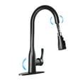 thumbnail image 1 of Accreate Touchless Kitchen Faucet with Pull Down Sprayer, Dual Sensor Sink Faucets, Stainless Steel Single Handle Faucet for 1 or 3 Hole, Suitable for Farmhouse Laundry Camper Rv Bar, 1 of 7