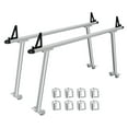 thumbnail image 1 of Accreate Truck Rack, 71in Aluminum Ladder Rack for Truck, 800 lbs Capacity with 8 Non-Drilling C-Clamps, Heavy Duty Truck Bed Rack Two-Bar Set for Kayak, Surfboard, Lumber, Ladder, 1 of 8