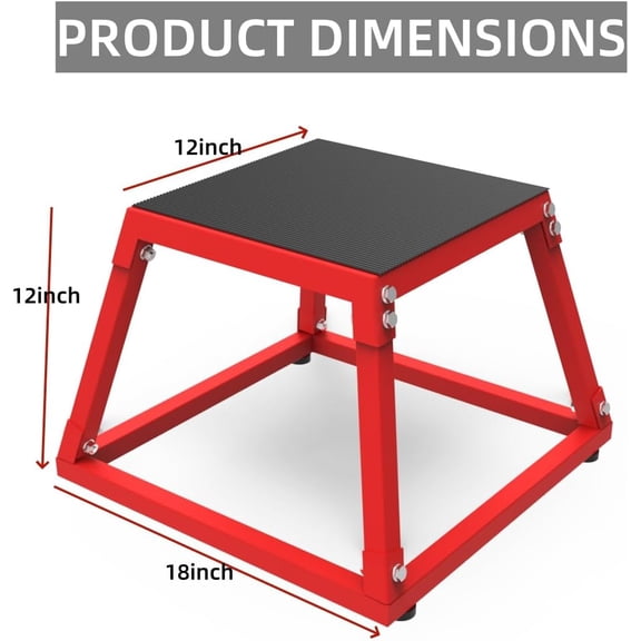 Accreate Versatile Plyo Box Set - Stacking Jump Platforms for Home Workouts