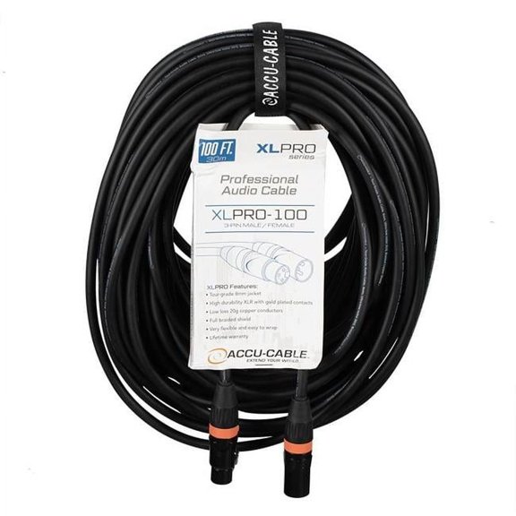 Accu Cable XLP100 100 ft. XLPRO-100 Pro Audio Cable