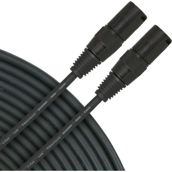 Accu Cable AC3PDMX5PRO Top Class 5Ft 3-Pin Pro Dmx Cable W/ Black Pvc Jacket New