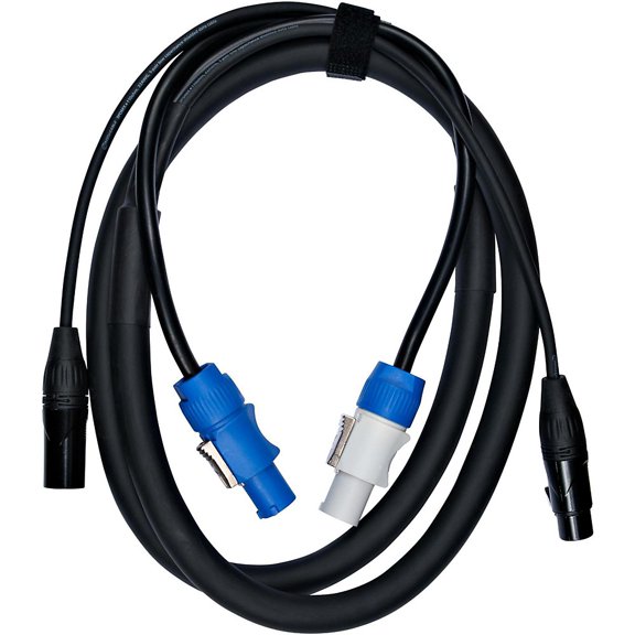 Accu-Cable AC3PPCON6 6-Foot 3-Pin Male-Female DMX + Locking Power Link Cable ADJ