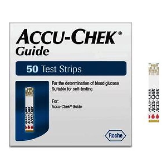 Accu-Chek Blood Glucose Test Strip, 0.6microliter, 50 Count