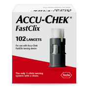 Accu-Chek FastClix Lancet for Lancing Device Needle Multiple Depth Settings 1 Box(s), 102 /Box
