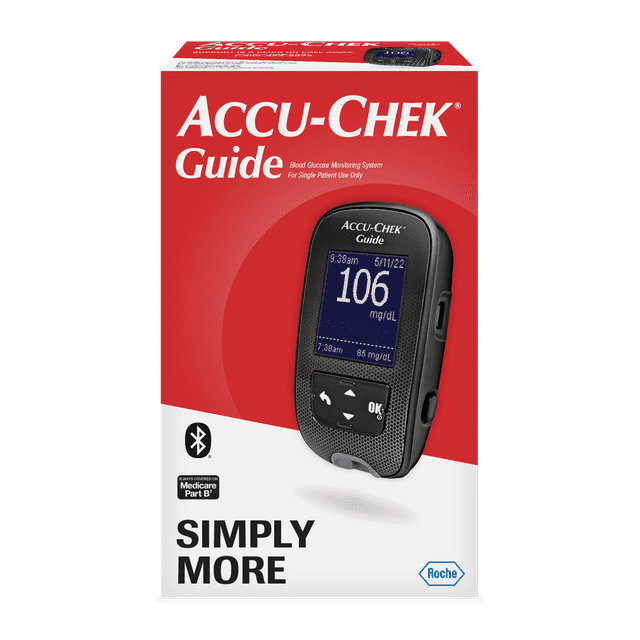 Accu-Chek Guide Blood Glucose Monitoring System - Walmart.com