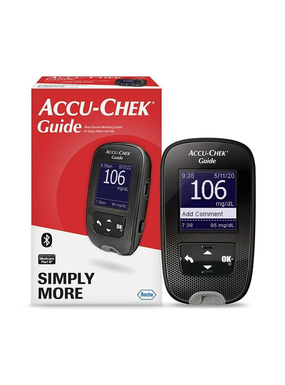 Accu-Chek Guide Diabetes Meter for Diabetic Blood Glucose Monitoring (Meter Only)