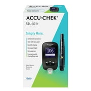 Accu-Chek Guide Glucose Monitor Kit for Diabetic Blood Sugar Testing Guide Meter, Softclix Lancing Device, and 10 Softclix Lancets