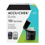 Accu-Chek Guide Glucose Strips for Diabetic Blood Sugar Testing (Pack of 25)