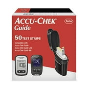 Accu-Chek Guide Glucose Strips for Diabetic Blood Sugar Testing (Pack of 50)