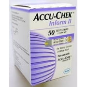 Accu-Chek  Inform II Blood Glucose Test Strips, 50/Box 962405_BX
