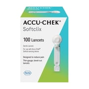 Accu-Chek Softclix Diabetes Lancets for Diabetic Blood Glucose Testing (Pack of 100) (Packaging May Vary)